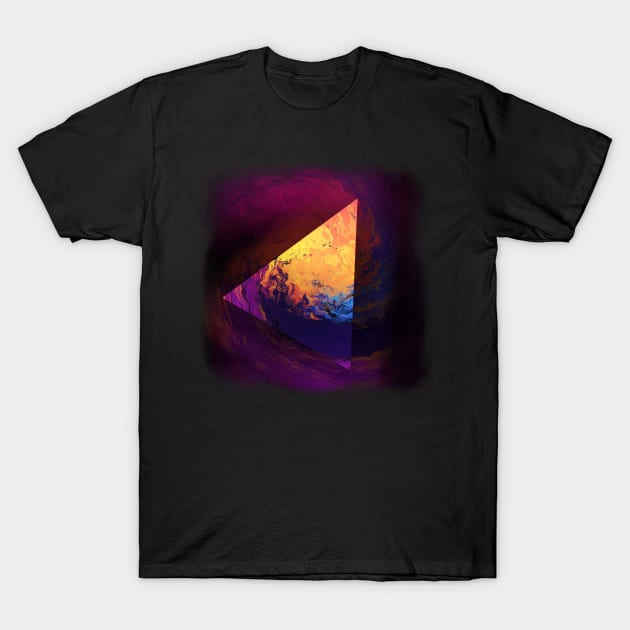 Trippy triangle T-Shirt by jurgen